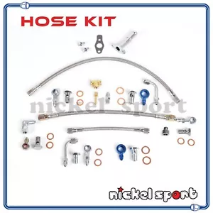Turbo Oil Water Teflon Line Kit MHI TD04 Upgrade For Saab 9-3 9-5 AERO 2.0T - Picture 1 of 1
