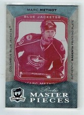 07-08 UD Upper Deck The Cup  Marc Methot  1/1  Printing Plate  Rookie