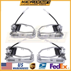 For Bmw X5 2000-2006 Left Right Door Handle Bracket Set 51218243616 51228243636 - Picture 1 of 18