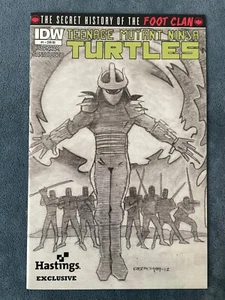 Teenage Mutant Ninja Turtles Secret History of the Foot Clan #1 Hastings RE NM- - Picture 1 of 4