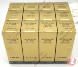 12 Chanel Sublimage La Creme TEXTURE SUPREME ultimative Creme 0,17 oz/5ml EA Neu im Karton - Bild 1 von 5