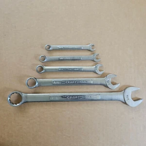 Vintage Craftsman Wrenches VA Series 12 pt Wrench Made In USA Forged Steel SAE - Bild 1 von 7