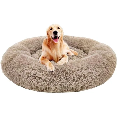 Hundebett Orthopädisch rund  waschbar groß Haustierbett - Bild 1 von 2