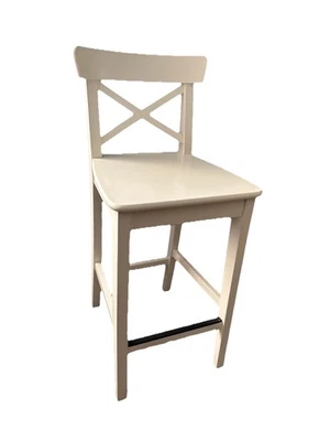 White & Black Furniture Kitchen Chair - Image 1 of 4