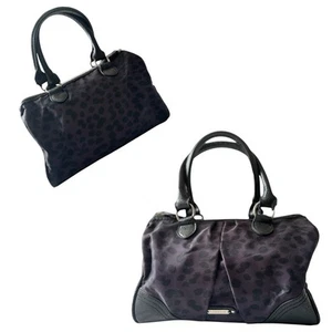 Victoria’s Secret Leopard Print Mini Bag – Purple & Black - Picture 1 of 6