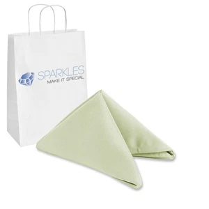 250 pcs 17"x17" inch Polyester Cloth Napkin - Silver - Wedding Linen pt - Picture 1 of 6