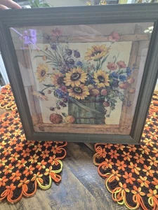 Impresión de girasoles Barbara Mock Home Interiors 18x18 - Imagen 1 de 7