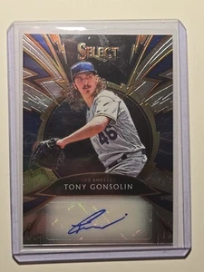 TONY GONSOLIN 2020 PANINI SELECT SPARKS AUTO Autograph 192/199 Dodgers - Picture 1 of 3