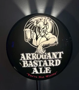 Arrogant Bastard Ale - Stone Brewing Light - Rare 17” - Picture 1 of 3