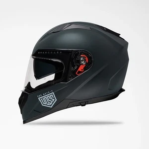 Voss 989 Moto-V Matte Black Helmet Motorcycle Protective Gear 989-011 - Picture 1 of 3