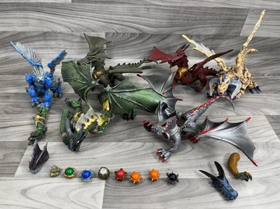 MEGA BLOKS DRAGONS KRYSTAL WARS LOT DRAGON BODIES + PARTS AS-IS - Image 1 of 4