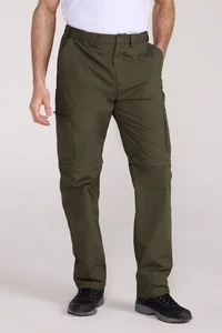 Mountain Warehouse Mens Zip Off Trek Trousers Convertible Shorts Walking Hiking - Picture 1 of 60