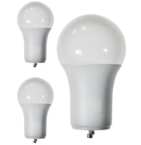 Diodesy A19 LED 9.5W 800LM GU24 5000K 120V CRI80 230° Dimmable White 3Pk - Picture 1 of 2