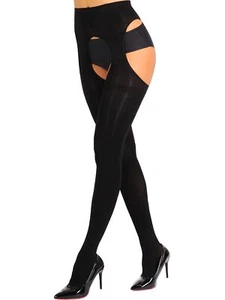 HONENNA Damen Strapsstrumpfhose Sexy Strumpfgürtel Strümpfe High Waist Contro... - Bild 1 von 6