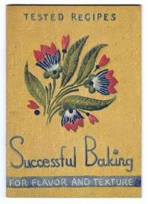 Libro de recetas vintage pasteles glaseado magdalenas galletas galletas HORNEADO EXITOSO Foto 1 de 4