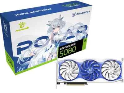 Manli GeForce RTX 5080 Palor Fox OC 16GB GDDR7 Graphics card - Image 1 of 4