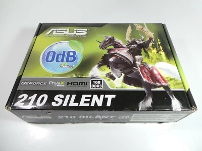 ASUS NVIDIA GeForce 210 (EN210 SILENT/DI/1GD3(LP)) 1GB GDDR3 SDRAM PCI... - Image 1 of 2