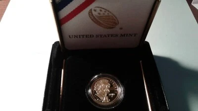 2016 GOLD Mark Twain Commemorative $5 Coin Proof - Box & CoA - Image 1 of 4