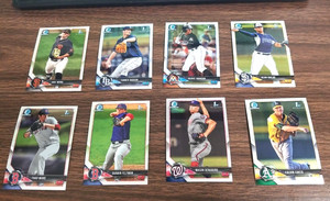 CALVIN COKER 2018 1st BOWMAN DRAFT CARD BDC-92 OAKLAND A's (FIRST ROOKIE CHROME)