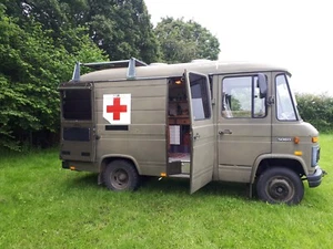 Mercedes Benz 508d SWB Ex NATO Ambulance Campervan - Picture 1 of 24