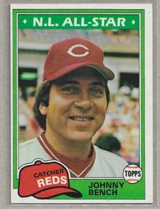 1981 TOPPS JOHNNY BENCH #600 NM-MT+ REDS - Picture 1 of 2