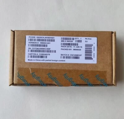 Intel 535 360GB SATA M.2 NGFF SSD SSDSCKJW360H6 - Image 1 of 4