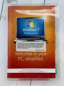 MS Windows 7 Pro FULL 32 BIT boxed CD/DVD with Product Key - Picture 1 of 2