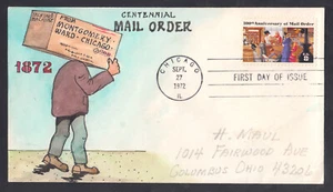 US Stamp #1468 Mail Order on Herman Maul Handpainted First Day Cover VF - Picture 1 of 1