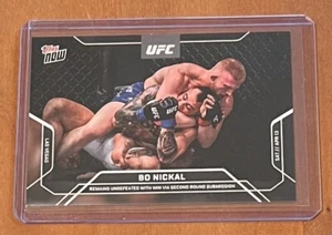 2024 TOPPS NOW UFC #3 BO NICKAL - REMAINS UNDEFEATED WIN VIA SUBMISSION - Picture 1 of 2