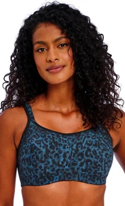 Freya 32DDD USA (32E UK) High-Octane Underwire Sports Bra NWOT 401003 Midnight - Picture 1 of 7