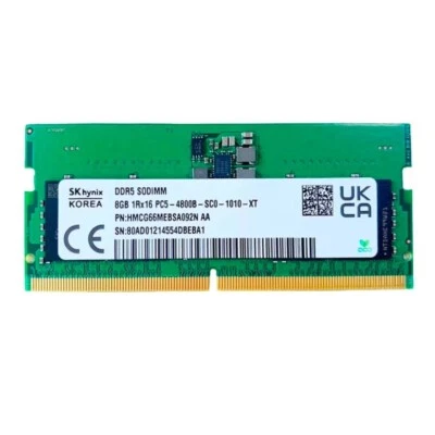 SK Hynix 8GB DDR5 4800MHz PC5-38400 262-Pins 1RX16 1.1V Laptop SODIMM Memory Ram - Image 1 of 4