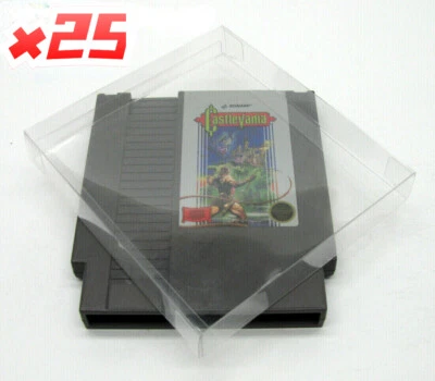 25x CARTUCHO JUEGO NINTENDO NES - FUNDA PROTECTORA TRANSPARENTE Foto 1 de 4