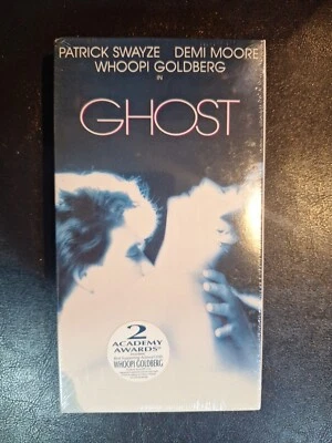 SEALED!-W/Watermarks & Hype Sticker!-GHOST VHS Paramount- swayze moore - Image 1 of 4