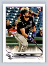 2022 Topps #586 Ryan Vilade