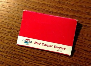 United first class Red Carpet Service  Welcome Aboard matches - Picture 1 of 5