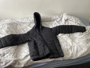 mens black hooded lightweight jacket - Picture 1 of 20