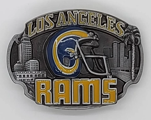 Vintage Los Angeles Rams Belt Buckle Cover