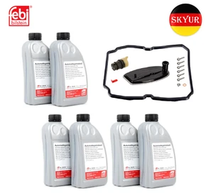 Transmission Filter Kit With 6 Liters Fluid & Plug Connector Set For Mercedes - Picture 1 of 7