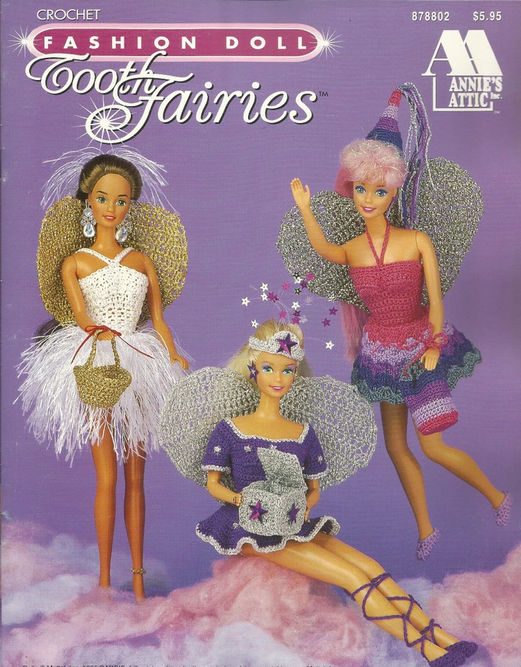 Fashion Doll Tooth Fairies Crochet Booklet Annie's Attic 878802