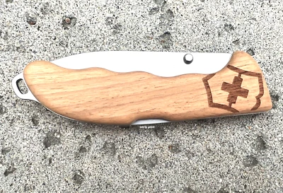 Swiss Army Walnut Wood Evoke Hunter Pro With Clip Victorinox 0.9415.D630, NIB - Image 1 of 4
