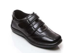 CUSHION WALK Mens Black Tan Casual Wear Leather Shoes Comfort Soft - Picture 1 of 11