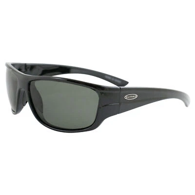 Sea Striker Bill Collector Polarized Sunglasses, Black Frame, Grey Mirror Lens,