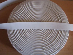 5 m Gummiband 35, 30,25,20 mm Breite Farbe weiß  Normale Spannkraft   (1,42€/m) - Picture 1 of 4