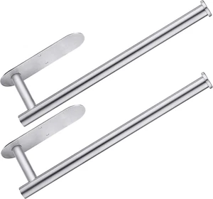Paper Towel Holder under Cabinet 2 Pack,Stainless Steel Paper Towel Holder - Picture 1 of 12