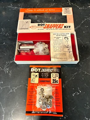 Kit Pargos Punto Vintage #650 con caja original, broches de presión e instrucciones Foto 1 de 4