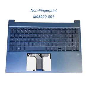 New For HP Pavilion 15-eg 15-eh Palmrest w/ Backlit Keyboard Blue M08920-001 US - Picture 1 of 5