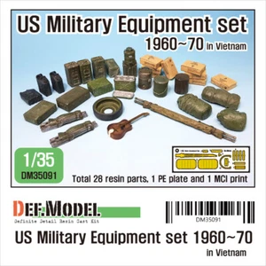 DEF.MODELO DM35091, 1/35 U.S. Juego de equipo militar -1960~70, 1:35 - Imagen 1 de 12