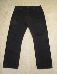 Wrangler Jeans Men 40x32 Black Cowboy Cut Original Fit Pants Western Denim Rodeo - Picture 1 of 8