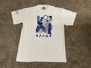 Vintage Oneita Greek Gods T- Shirt Size L - Picture 1 of 5