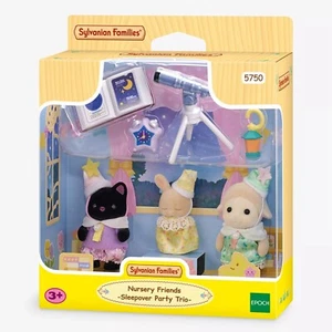 Calico Critters Nursery Friends Sleepover Party Trio Set CC2173 NEW IN STOCK - Picture 1 of 3